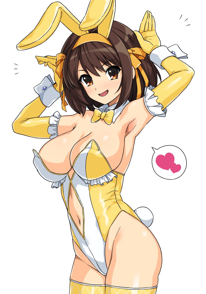 bunny_girl bunnysuit haruhisky suzumiya_haruhi suzumiya_haruhi_no_yuuutsu tagme