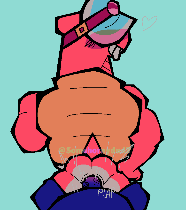 2boys anal anal_sex anthro ass back_view balls bare_legs bare_shoulders barefoot belly big_penis blush blush_lines brawl_stars cartoony cordelius_(brawl_stars) cum_leaking_out_of_anus dinosaur doug_(brawl_stars) duo erection faceless_male fat from_behind from_behind_position fungus gas_mask gay gay_sex genital_fluids genitals gloves half-dressed half-naked hand_on_hip heart hot_dogging interspecies jacket looking_back looking_pleasured male male/male male_only mask navel nude onomatopoeia penetration penis_in_ass pink_body purple_body rear_view sex simple_background size_difference small_dom_big_sub smile somehornydud3 standing supercell tail tongue tongue_out unseen_male_face veiny_penis