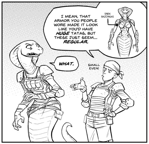 agent_torque bandana big_breasts breasts clothed clothing dialogue duo english_text female hand_on_hip human letterbox low_res male mammal mcnostril monochrome naga reptile scalie serpentine size_difference smaller_male snake text torque_(x-com:_chimera_squad) video_games viper_(x-com) wide_hips x-com x-com:_chimera_squad