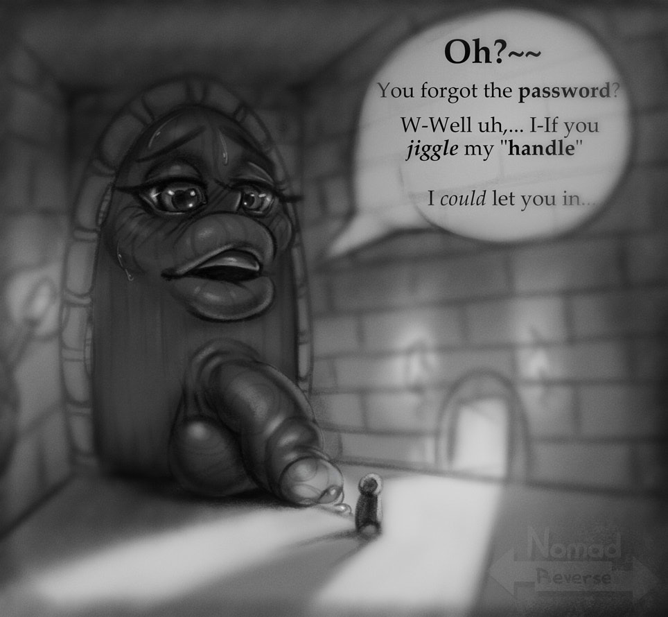 1futa, animate inanimate, anthro, big lips, dickgirl, door, foreskin, funny, futanari, giantess, greyscale, heart-shaped pupils, homie (one piece), hyper penis, inanimate object, intersex, male, mimic, monochrome, nomad reverse, one piece, partially retracted foreskin, penis, precum, retracted foreskin, size difference, sketch, speech bubble, sweat, sweatdrop, text, uncircumcised