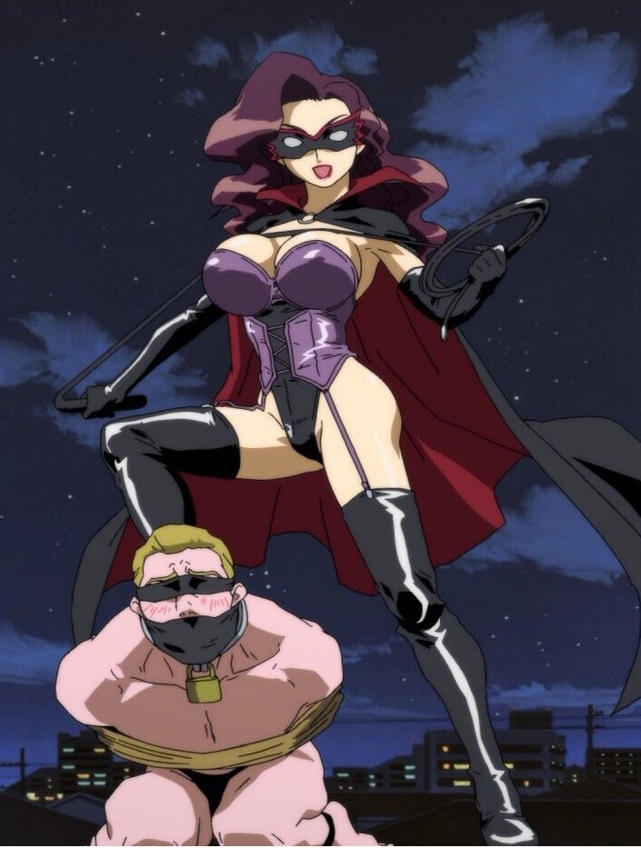 anime_screencap barely_clothed big_ass big_breasts big_butt blindfold bondage bondage_gear bondage_outfit boots cape collar corset dokkoida dominatrix domino_mask duo elbow_gloves expressive_mask femdom fit_female foot_on_back gag gagged garter_straps gloves holding_object holding_whip hyacinth_(dokkoida) latex latex_boots latex_elbow_gloves latex_gloves latex_leotard laughing leotard lock looking_at_viewer male malesub mask masked masked_female massive_ass massive_breasts milf muscular_female no_pupils opera_gloves red_cape restrained restrained_male sayuri_yurine screencap screenshot shiny_clothes skin_tight stepped_on stepping tagme thighhigh_boots tied_up villainess white_eyes