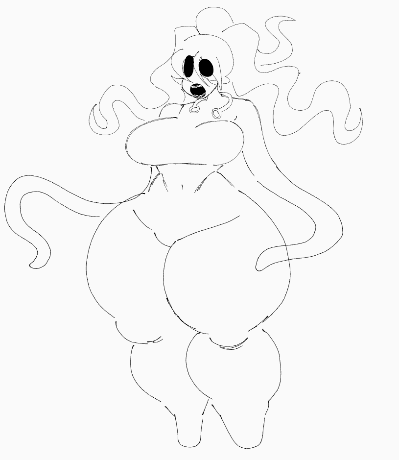 1female 1girls 1monster big_breasts big_hips big_thighs black_eyes breasts child_bearing_hips curly_hair digital digital_art digital_drawing digital_drawing_(artwork) digital_media digital_media_(artwork) empty_eyes entity female female_focus female_monster female_only female_solo full_body girl girl_monster imaginary_friend_(pressure) monster monster_female monster_girl no_color no_nipples no_nipples_visible no_pupils no_visible_genitalia no_visible_nipples non-human nonhuman not_so_imaginary_friend_(pressure) one_color_background open_mouth open_mouth pressure_(roblox) roblox roblox_game solid_color_background solo solo_female solo_focus stubby_legs superkidgamerxp teeth tentacle_arms thicc thicc_thighs thick thick_female thick_hips thick_thighs uncolored white_background wide_hips wide_thighs