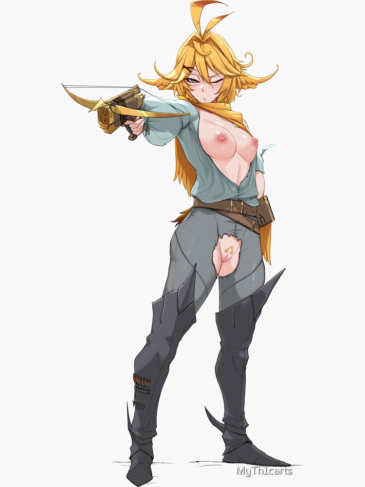 bounty hunter, breasts, dokibird, dokibird (bounty hunter), dungeons and dragons, female, indie virtual youtuber, myth1c, myth1carts, pubic hair, pussy, small breasts, tomboy, uncensored, virtual youtuber, vtuber