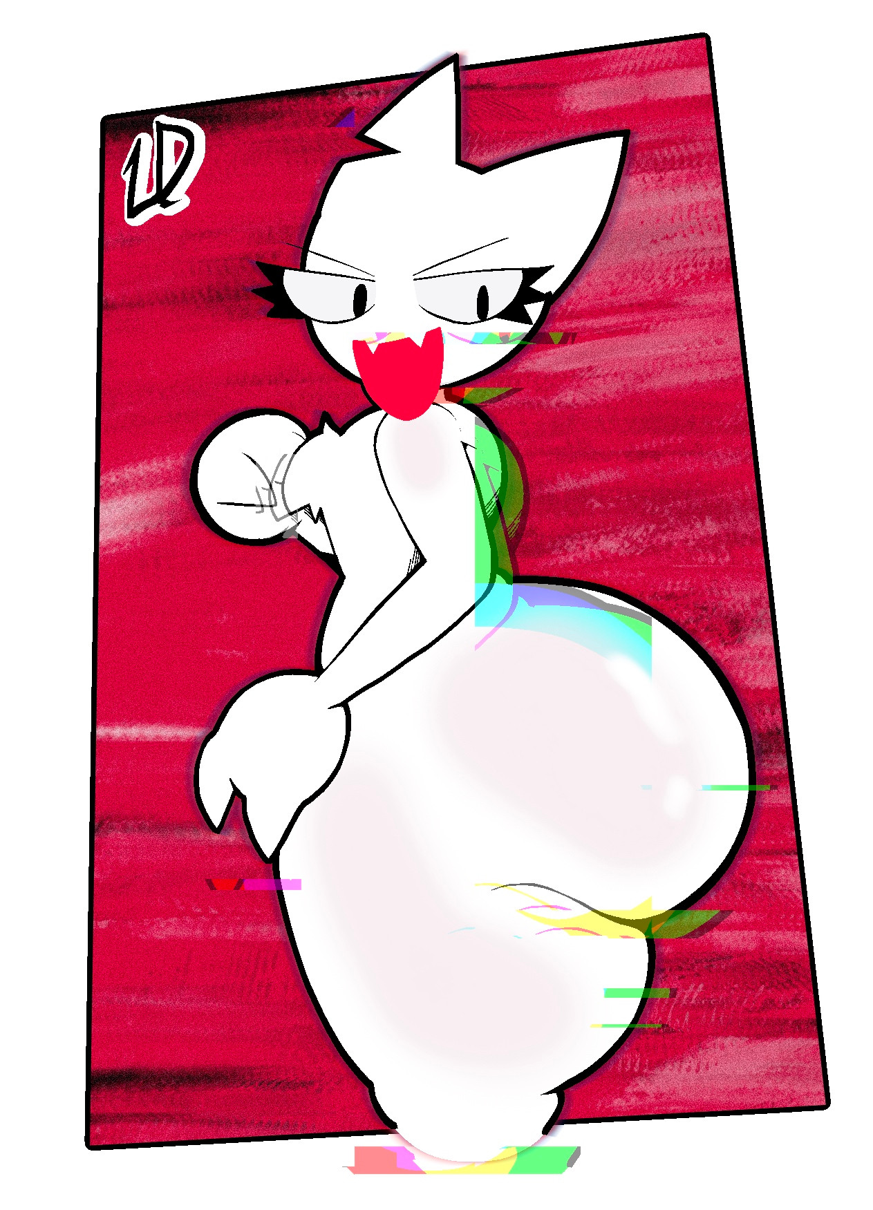 1girls, ass, big ass, big breasts, breasts, bubble butt, cleavage, color, female, female only, femtanyl, flat chest, furry, huge ass, huge breasts, lewdewott, solo, solo female, tagme, thick thighs, thighs, token (femtanyl), white border, wide hips