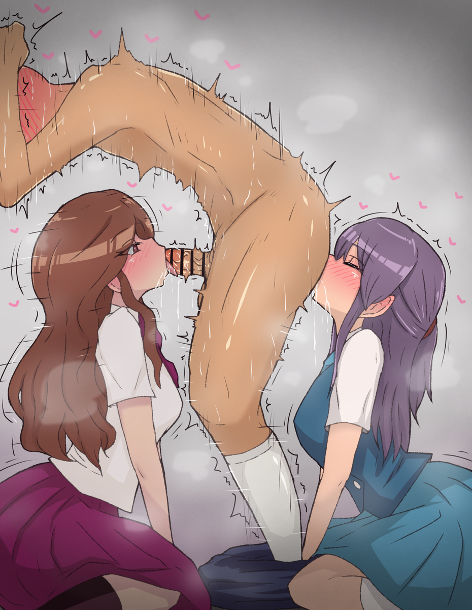 1girls, 2d, 2girls, anus lick, blue plate special, brown hair, camellia travis, cammy cammy, censored, clothed, clothed female nude male, curvaceous female, curvy female, curvy figure, fellatio, female, female focus, female rimming, female rimming male, fnk pkblinnr, fuyuka kudou, hi res, high resolution, inazuma eleven, inazuma eleven (series), inazuma eleven victory road, level-5, looking at penis, male, medium breasts, nelly raimon, oral, oral sex, pink hair, raimon natsumi, rimjob, rimming, rimming male, submissive male, sucking, tremble lines, trembling, trembling for pleasure, wide hips