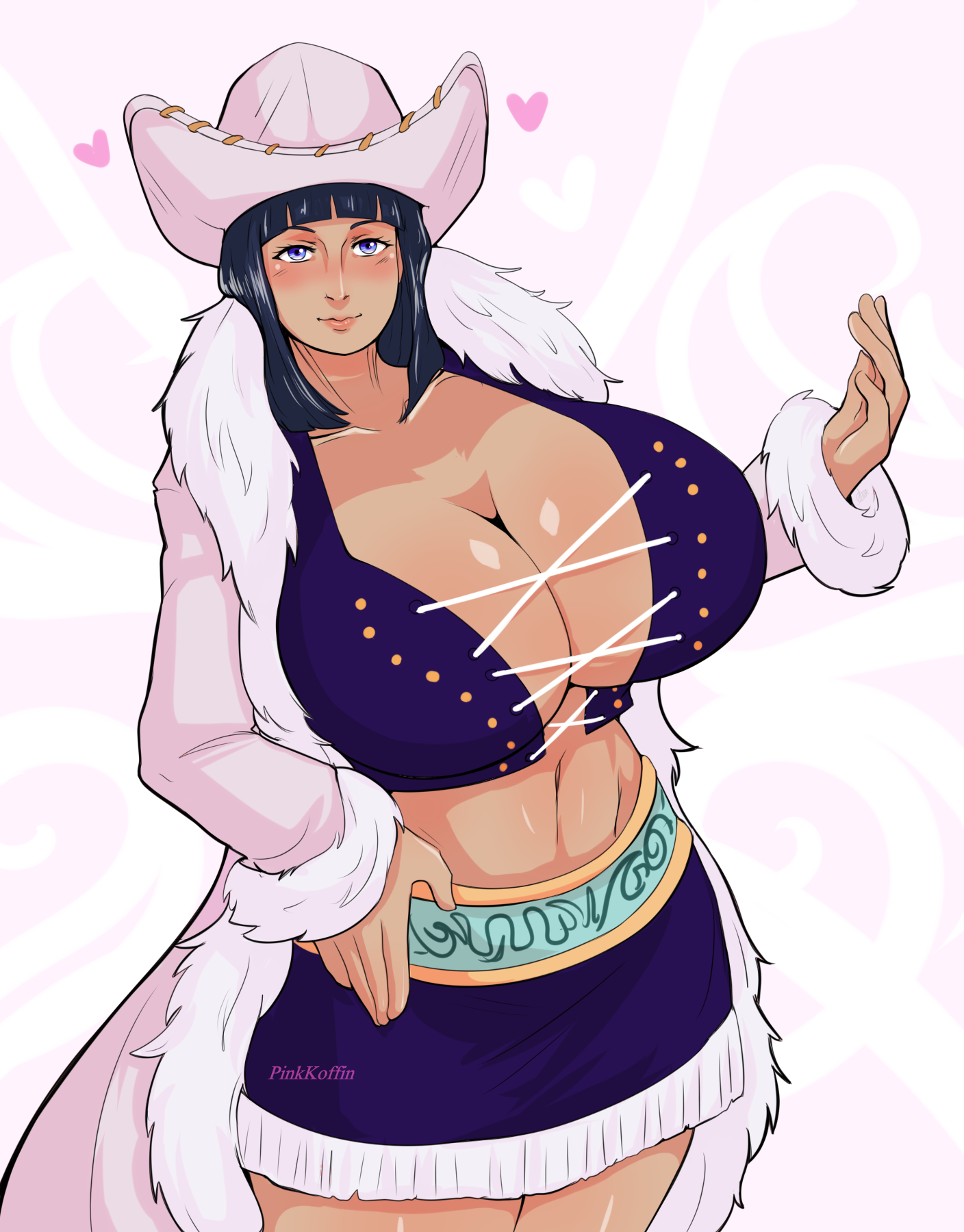 1girls, 2020, big breasts, black hair, black-haired female, breasts, breasts bigger than head, cleavage, cowboy hat, female, female only, gigantic breasts, hips, huge breasts, long hair, miss all sunday, nico robin, nipples, nipples visible through clothing, one piece, pinkkoffin, pre-timeskip, solo, solo female, solo focus, top heavy, wide hips