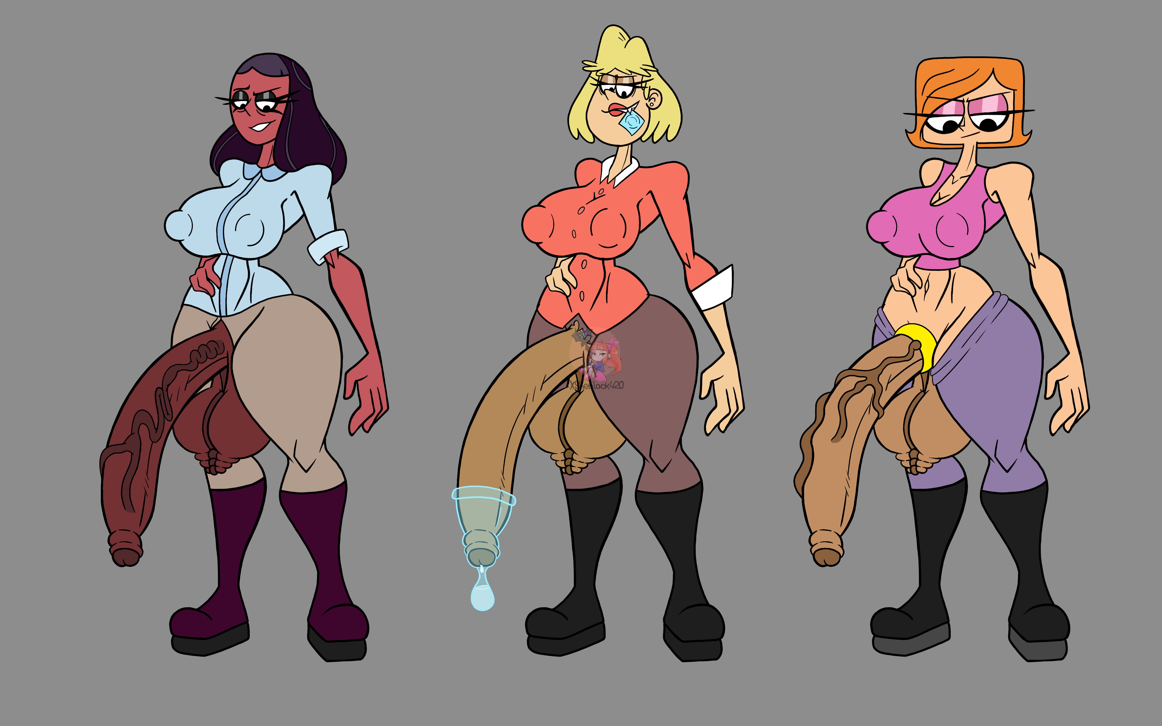 3futas, 3girls, absurdly large cock, aged up, balls, big balls, big breasts, big cock, big penis, breasts, clothing, cock, cock ring, condom, condom balloon, condom filling, condom in mouth, condom packet, crossover, debbie turnbull, dick, dressed, enormous cock, enormous penis, fat cock, female, foreskin, foreskin stretching, futa only, futanari, gigantic cock, gigantic penis, huge cock, hung, hyper, hyper cock, hyper penis, impossible fit, intersex, large penis, long penis, milf, milfs, nipple bulge, nipples, penis, penis out, penis outside, priyanka maheswaran, puffy nipples, rare, rita loud, robotboy, scrotum, seductive, seductive body, seductive look, seductive pose, seductive smile, self upload, standing, steven universe, the loud house, uncircumcised, veins, veiny, veiny penis, very fat penis, very long penis, view from front, xsherlock420 (artist)