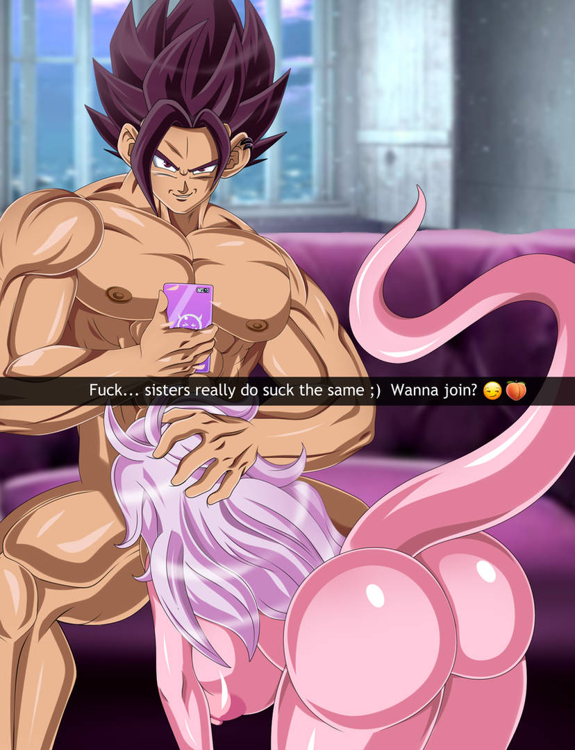 2d android_21 android_21_(good) ass ass_focus background big_breasts blowjob bluegraves breasts character_request dark_purple_hair digital_media_(artwork) dragon_ball dragon_ball_fighterz dragon_ball_z earrings faceless_female fellatio hand_on_head muscular_male nipples oral oral_sex pink_nipples pink_skin pink_tail purple_eyes purple_hair tail white_hair