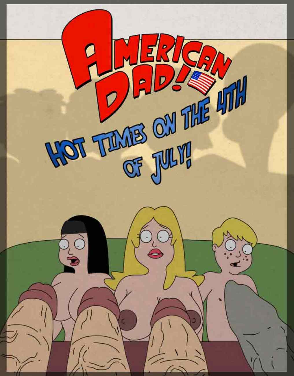 american_dad color comic cover_page english_text francine_smith grigori_(artist) hayley_smith incest jeff_fischer mother mother_and_son roger_smith schmuely_snot_lonstein son steve_smith text