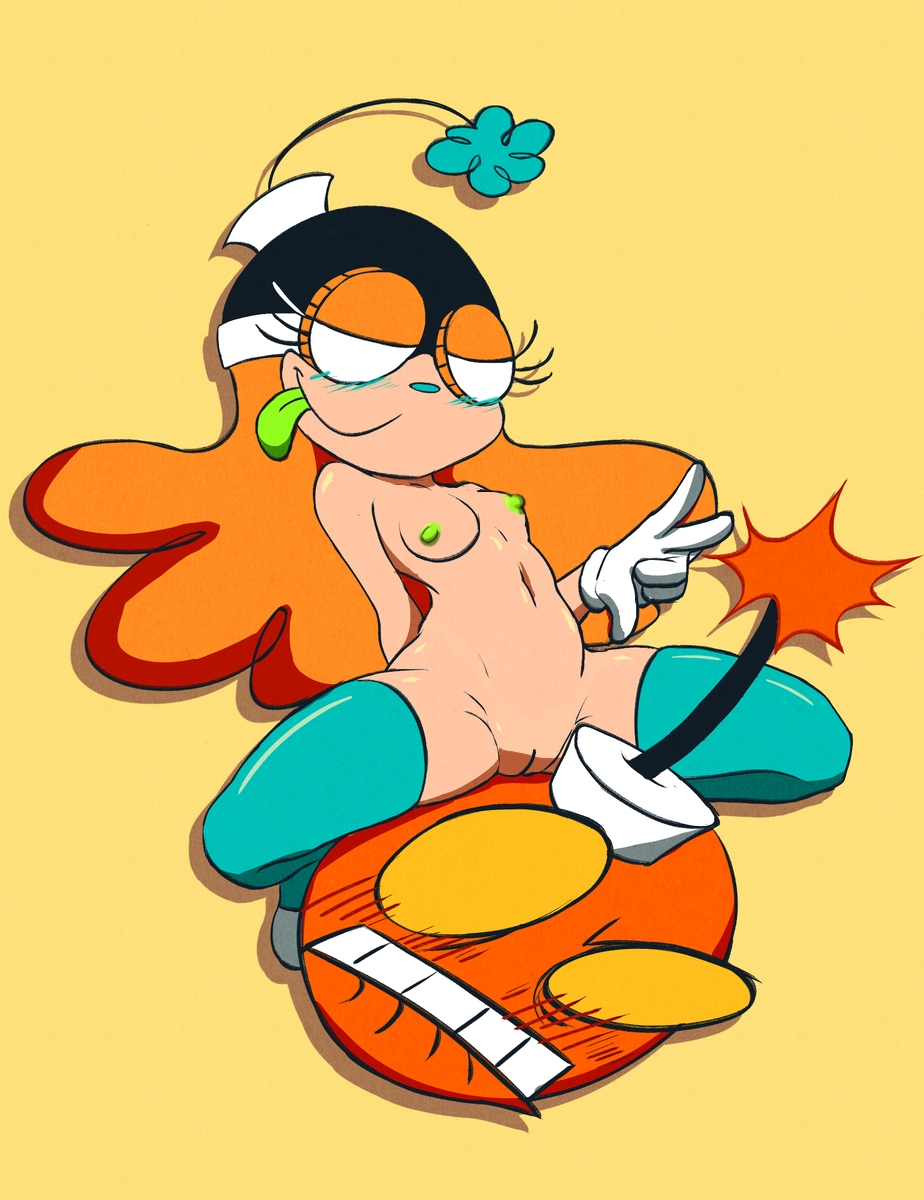 boom! buster, breasts, bridget (boom! buster), edit, female, houseki hiiro, naked footwear, skarlet jewel cv05, small breasts
