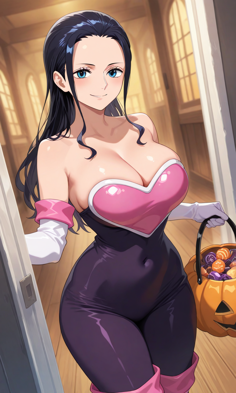 ai generated, female, female only, halloween, halloween costume, joyboy56, nico robin, one piece, rouge the bat (cosplay), sonic (series), sonic the hedgehog (series)