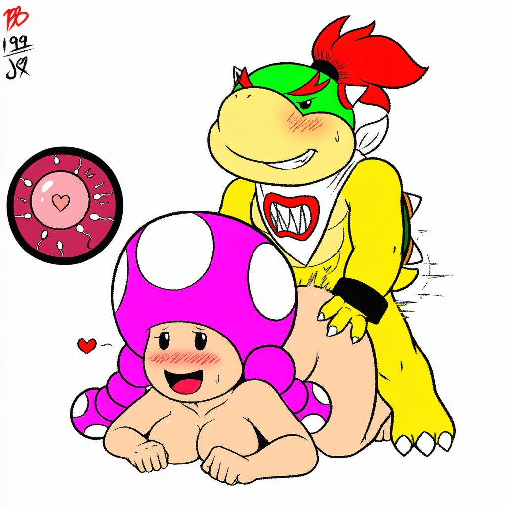 Bowser Jr. (Mario (Series)) Rule 34 Image