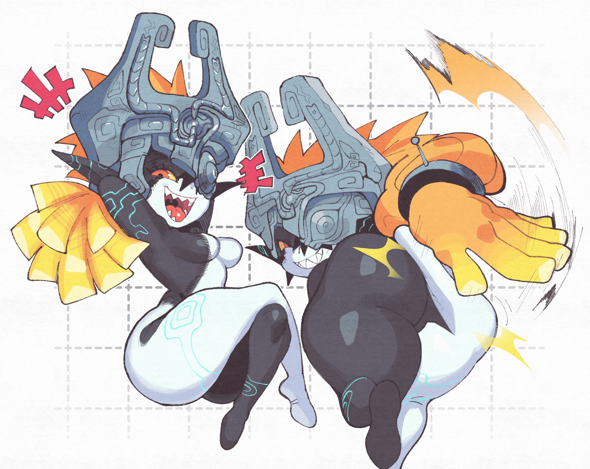 1girls, ass, ass focus, ass slap, big ass, bottom heavy, breasts, bubble butt, butt, fat ass, female, female only, fused shadow, helmet, huge ass, huge butt, imp midna, inkerton-kun, inkuusan, large ass, looking at viewer, looking back, midna, nintendo, orange hair, pale skin, red eyes, shortstack, slapping ass, smile, smug, solo, spanking, spanking ass, spanking own ass, teasing, the legend of zelda, thick ass, thick thighs, twilight princess, wide hips