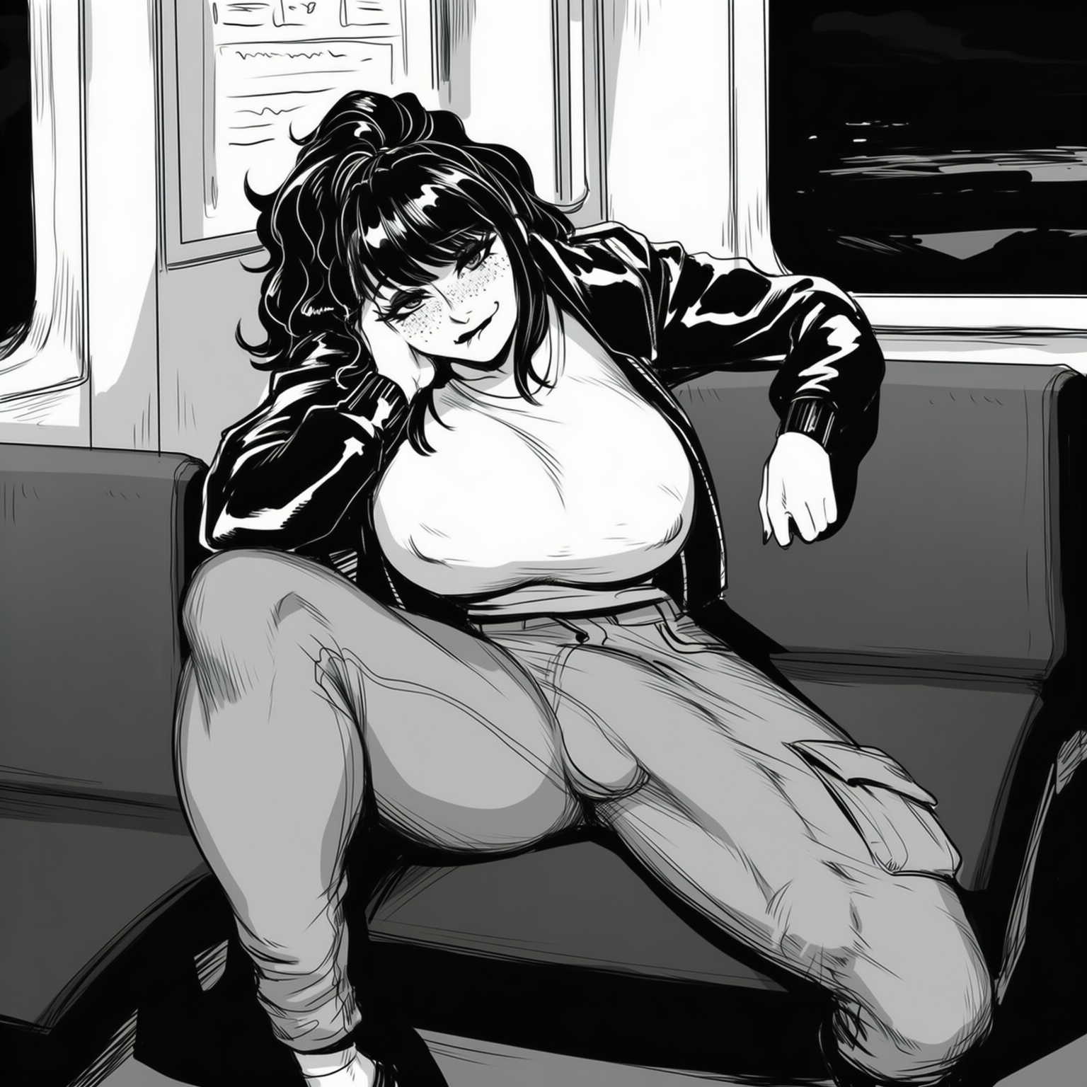 1futa, absurdly large cock, ai generated, ass, attractive, big ass, big breasts, big cock, big penis, biting lip, breasts, bus, cock, covered nipples, covered penis, dick, dominant, dominant futa, enormous cock, enormous penis, fat cock, freckles, freckles on face, futa, futa cock, futa milf, futa mommy, futa only, futanari, gigantic cock, gigantic penis, head rest, hi res, highres, huge breasts, huge bulge, huge cock, huge thighs, hung, hung futa, hyper, hyper cock, hyper penis, impossible fit, intersex, long penis, mature, mature body, mature figure, mature futa, milf, mommy, novelai, penis, penis bigger than arm, penis bulge, penis on thigh, penis outline, penis under clothes, pov, pov eye contact, public indecency, rare, showing bulge, showing off, smooth skin, solo, solo futa, thick, thick ass, thick eyelashes, thick hips, thick legs, thick outlines, thick thighs, thighs, veins, veiny, veiny penis, very fat penis, very long penis, voluptuous, voluptuous futanari, well endowed, wide hips, youreyesonly