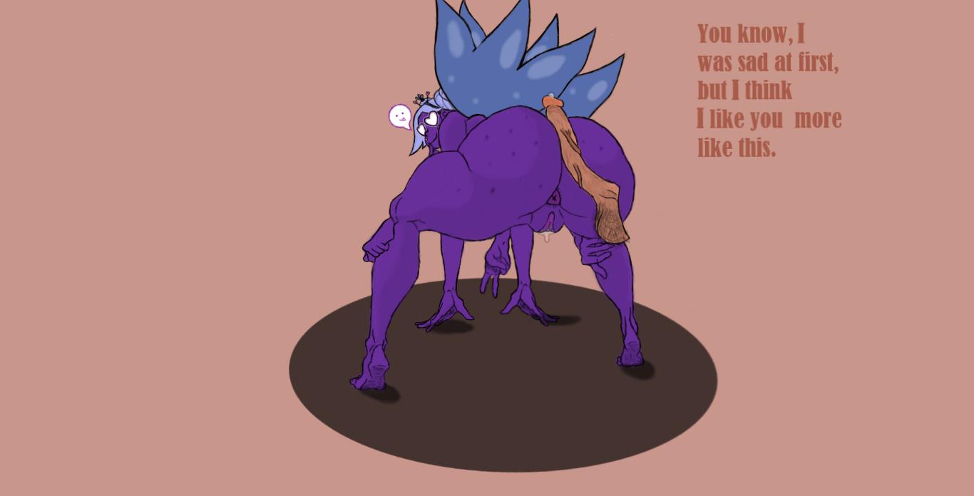 anus ass_up back_view big_ass big_penis character copyright freckles freckles_on_ass general hair huge_ass huge_cock large_ass marco_diaz mewberty multi_arm multi_limb peace_sign purple_eyes purple_hair purple_skin star_butterfly star_vs_the_forces_of_evil