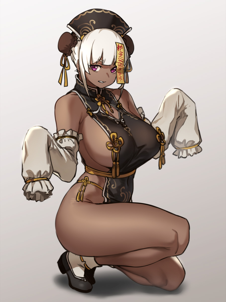 1girls, big breasts, breasts, cleavage, female, female only, houtengeki, large breasts, solo