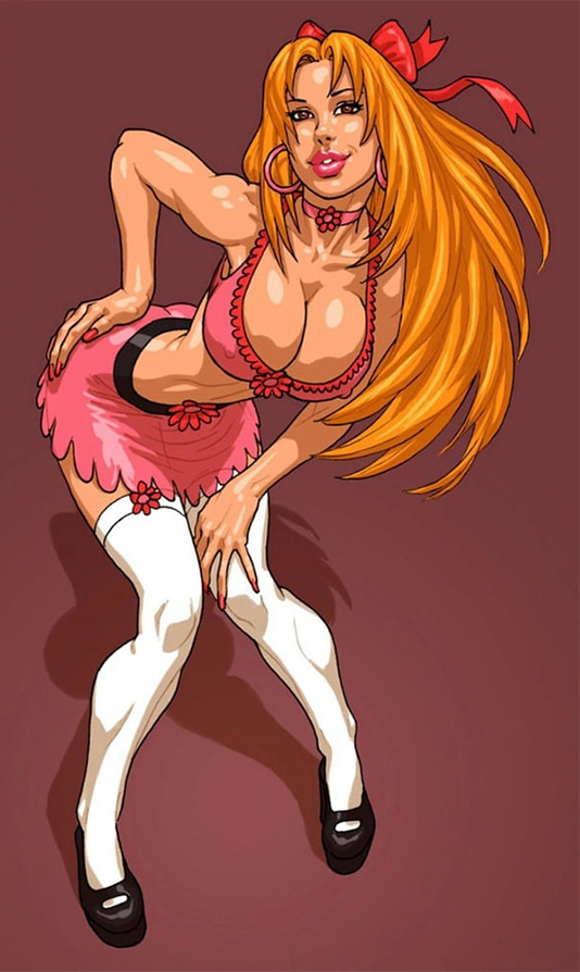 ass, ass in dress, athletic, bare midriff, bare shoulders, big breasts, big lips, bimbo, blossom (powerpuff girls), bracelet, breasts, brown eyes, bubble ass, bubble butt, busty, cartoon network, cleavage, crop top, curvaceous, curvy, earrings, erect nipples, eyelashes, female, female focus, female only, fit, fit female, full body, hoop earrings, hourglass figure, john persons, large breasts, lipstick, long fingernails, long hair, makeup, miniskirt, nail polish, nipple bulge, nipples, pinup, pose, posing, powerpuff girls, red hair, skirt, solo, tagme, theofficialpit, thick lips, thighhighs, voluptuous, wide hips