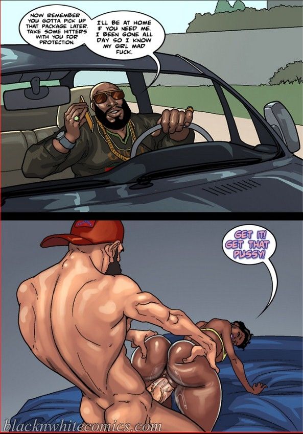 banjee beard big_ass big_penis bimbo blacknwhitecomics cheating comic cuckold dark-skinned_female dark-skinned_male dark_skin female interracial light-skinned_male male netorare ntr pale-skinned_male pale_skin sex thick_penis yair