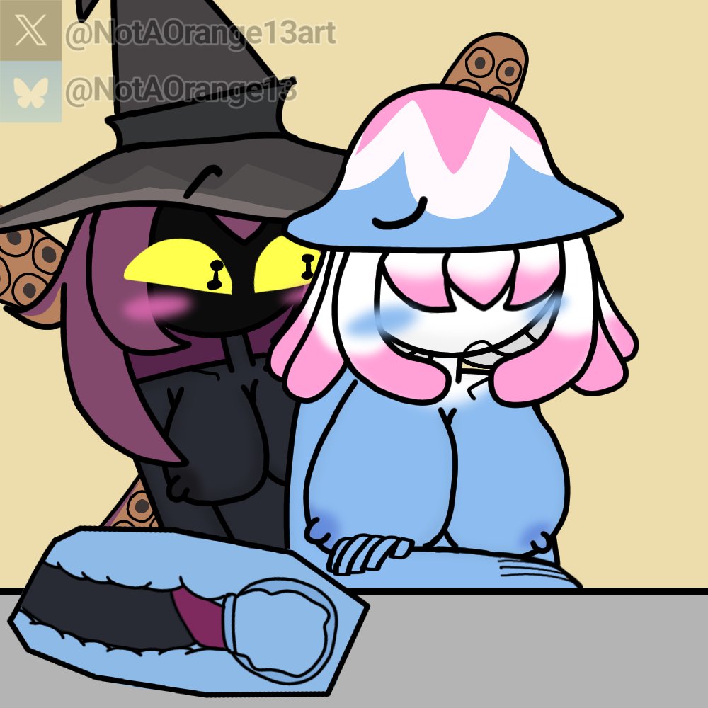1:1 1female 1futa 1futa1girl 1girls accelerator black_body black_skin blue_skin blush breasts electroshocker female jellyfish jellyfish_electroshocker jellyfish_humanoid multicolored_hair octopus octopus_accelerator octopus_girl octopus_humanoid penis purple_hair roblox tower_defense_simulator watermark x-ray yellow_eyes yuri
