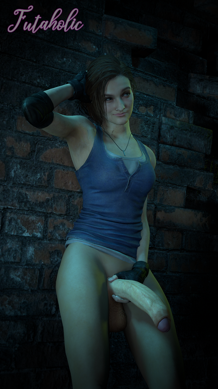 1futa 3d 3d_(artwork) backstreet big_penis bottomless fat_ass futa_only futaholic futanari jill_valentine jill_valentine_(sasha_zotova) outdoors resident_evil resident_evil_3 resident_evil_3_remake sfm smile solo solo_futa street