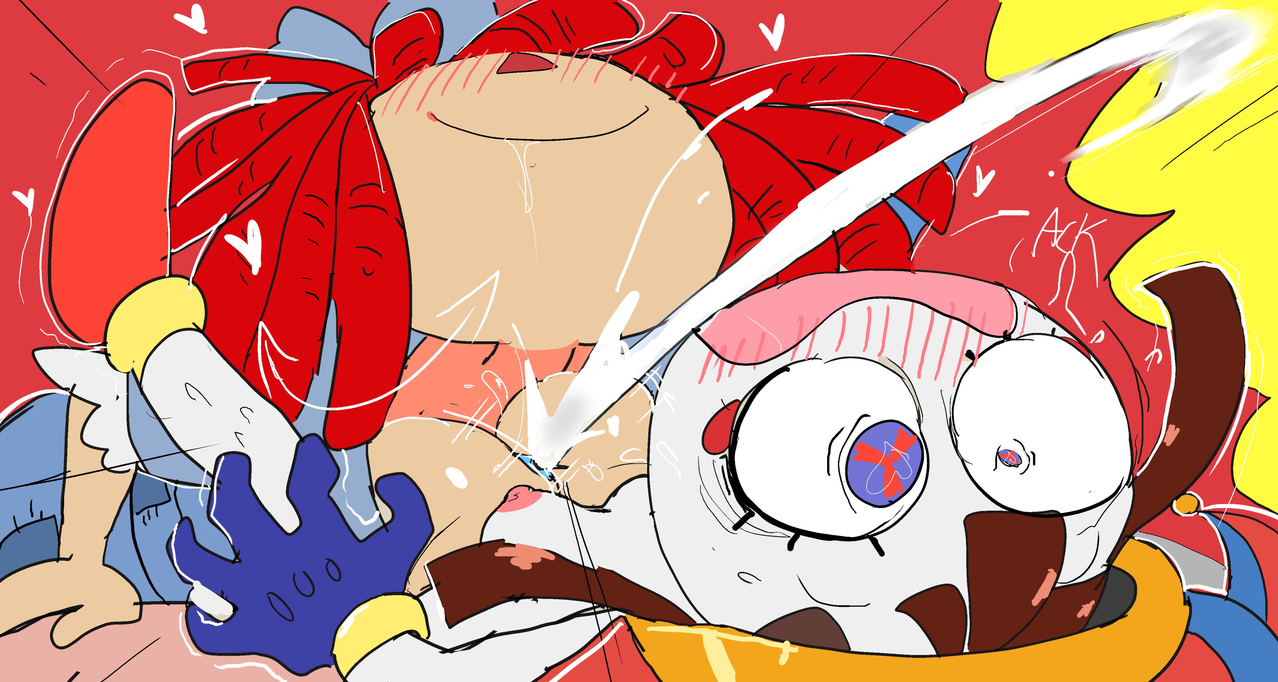 1futa, 1girls, 2026, breasts out, ejaculation, ejaculation between breasts, forbiddenchees8, futa on female, futanari, glitch productions, gooseworx, paizuri, pomni, pomni (tadc), pomni (the amazing digital circus), ragatha, ragatha (tadc), ragatha (the amazing digital circus), tagme, the amazing digital circus