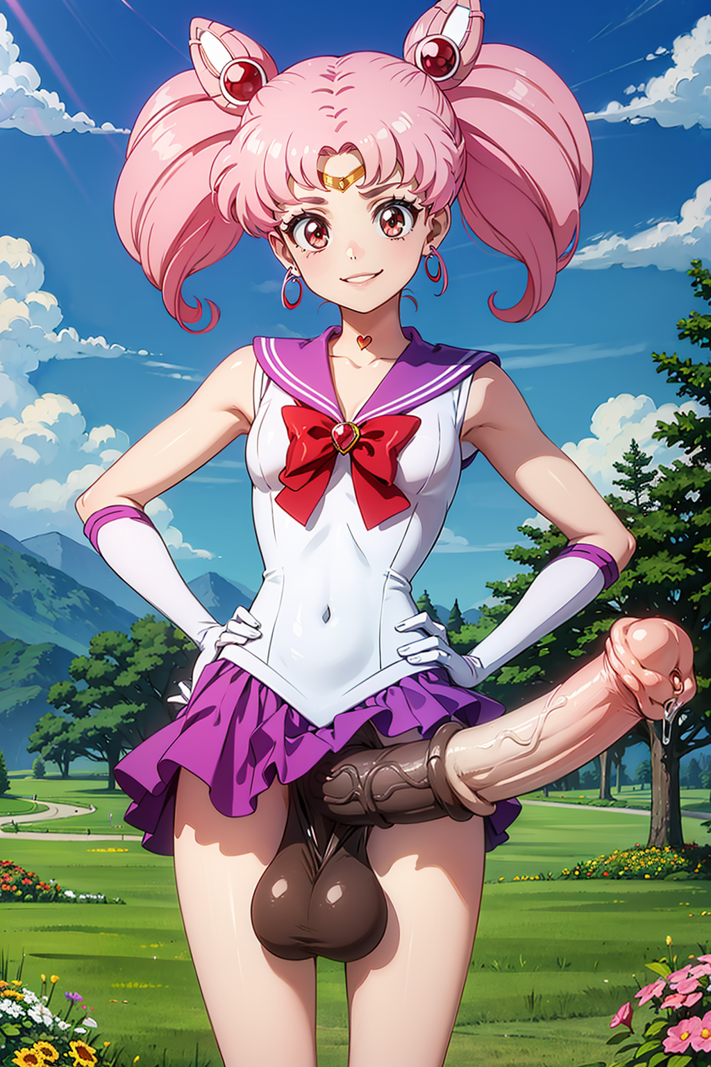 1futa ai_generated balls big_balls big_penis big_testicles bishoujo_senshi_sailor_moon chibi_usa clothed clothing cum dark_balls dark_penis dickgirl equine_penis fourt2 futa_only futanari giant_penis horse_penis horsecock horsecock_futanari huge_balls huge_cock huge_testicles human_with_animal_genitalia human_with_horsecock intersex large_areolae large_balls large_penis large_testicles light-skinned_futanari light_skin long_hair long_penis penis pink_eyes pink_hair precum precum_drip sailor_chibi_moon scrotum skirt small_breasts solo solo_futa testicles uncensored urethra veiny_penis