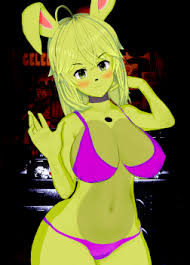 big_breasts breasts female five_nights_at_freddy's five_nights_in_anime office solo springtrap springtrap_(fnaf) springtrap_(fnia)