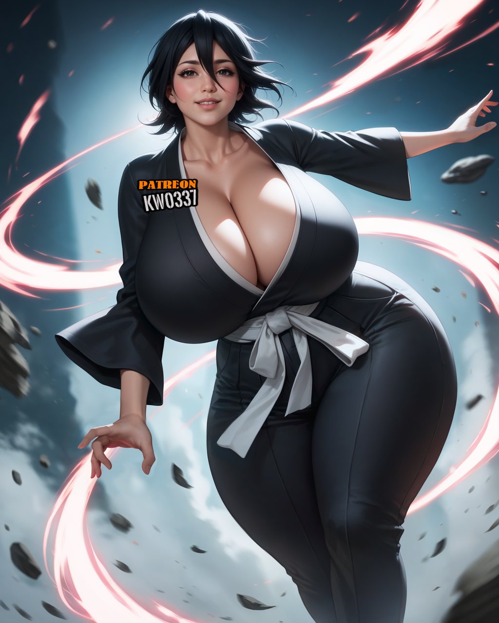 1girls, ai generated, asian, asian bimbo, asian female, ass, big breasts, bimbo, bimbo body, bimbo lips, black hair, bleach, bottom heavy, breasts, curvaceous, curvaceous figure, curves, curvy, curvy body, curvy female, curvy figure, curvy hips, fat ass, female, female only, gigantic ass, gigantic breasts, hourglass figure, huge breasts, hyper, hyper ass, hyper breasts, inner sideboob, kuchiki rukia, kw0337, large breasts, light skin, light-skinned female, lipstick, makeup, massive ass, massive breasts, paag, pale skin, pale-skinned female, plump lips, shiny skin, sideboob, slim waist, solo, solo female, thick thighs, thin waist, thunder thighs, thunderthighs, top heavy, venus body, voluptuous, voluptuous female, wide hips
