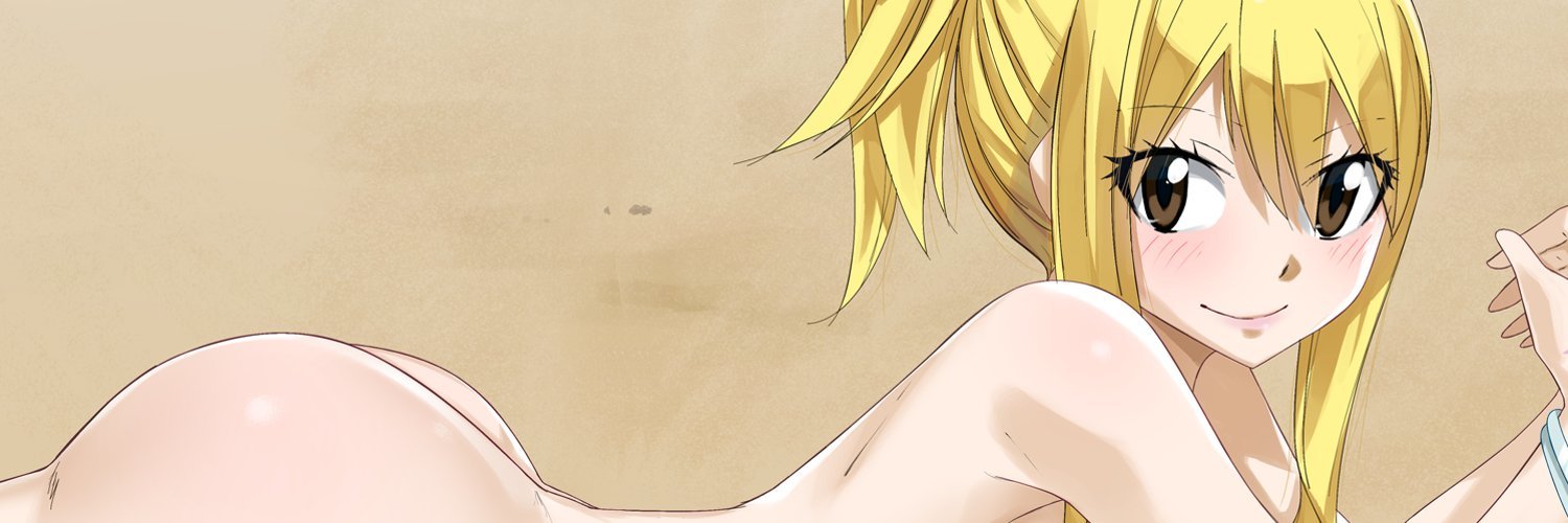 1girls, ass, big ass, blonde hair, blonde-haired female, brown eyes, embarrassed, fairy tail, female, gaston18, long hair, lucy heartfilia, seductive, seductive look, seductive pose, seductive smile, smile, tail