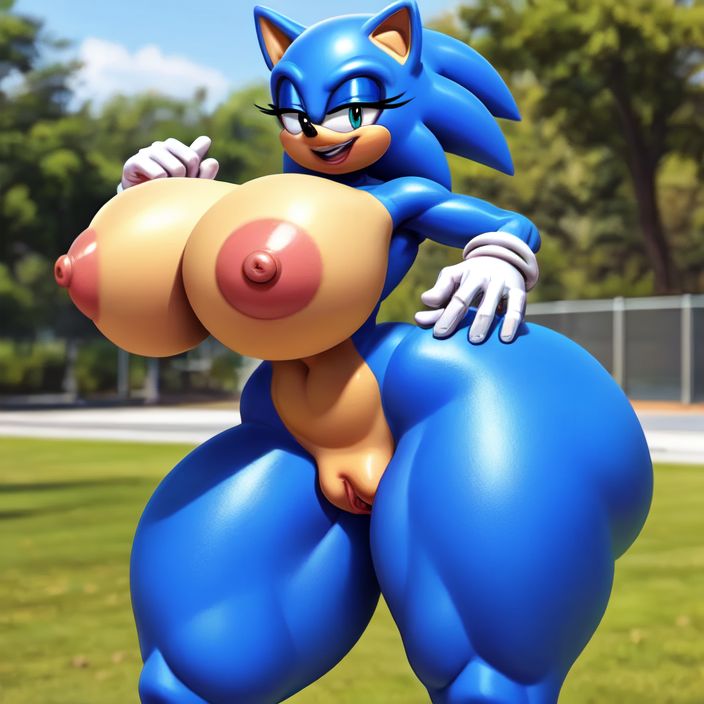 ai generated, anthro, ass, big ass, big breasts, breasts, crossgender, female, furry, furry only, genderswap, genderswap (mtf), hedgehog, mtf crossgender, rule 63, sonic (series), sonic the hedgehog, sonic the hedgehog (series), sonique the hedgehog, thick, thick ass, thick thighs, wide hips