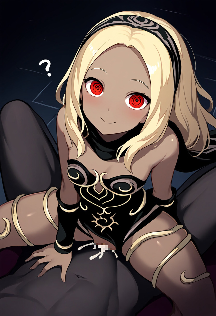 1girls ai_generated blonde_hair dark-skinned_female gravity_rush hairband kat_(gravity_rush)