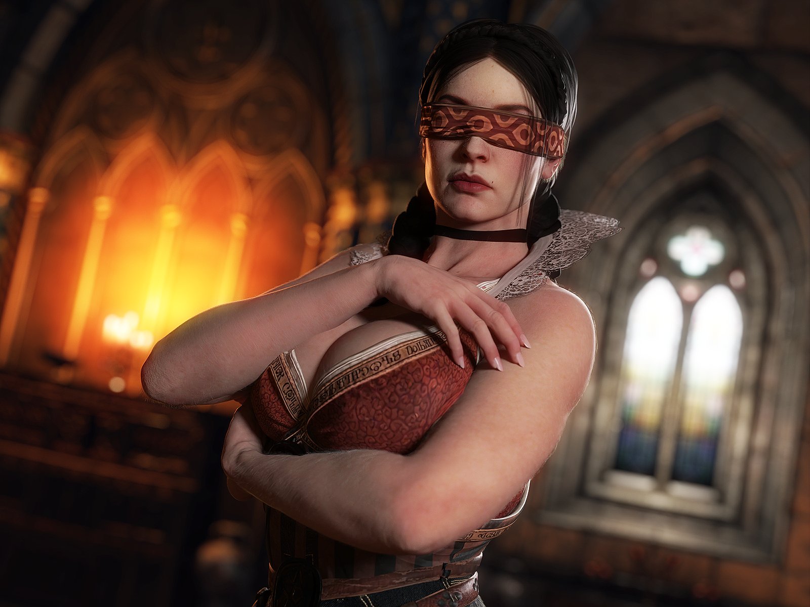 1girls, 3d, ass, big ass, big breasts, bottom heavy, breasts, bust, busty, cd projekt red, chest, curvaceous, curvy, curvy figure, female, female focus, hips, hourglass figure, huge ass, huge breasts, human, large ass, large breasts, legs, light skin, light-skinned female, mature, mature female, philippa eilhart, slim waist, sorceress, the witcher (series), the witcher 3: wild hunt, thick, thick hips, thick legs, thick thighs, thighs, top heavy, voluptuous, waist, wide hips, word2