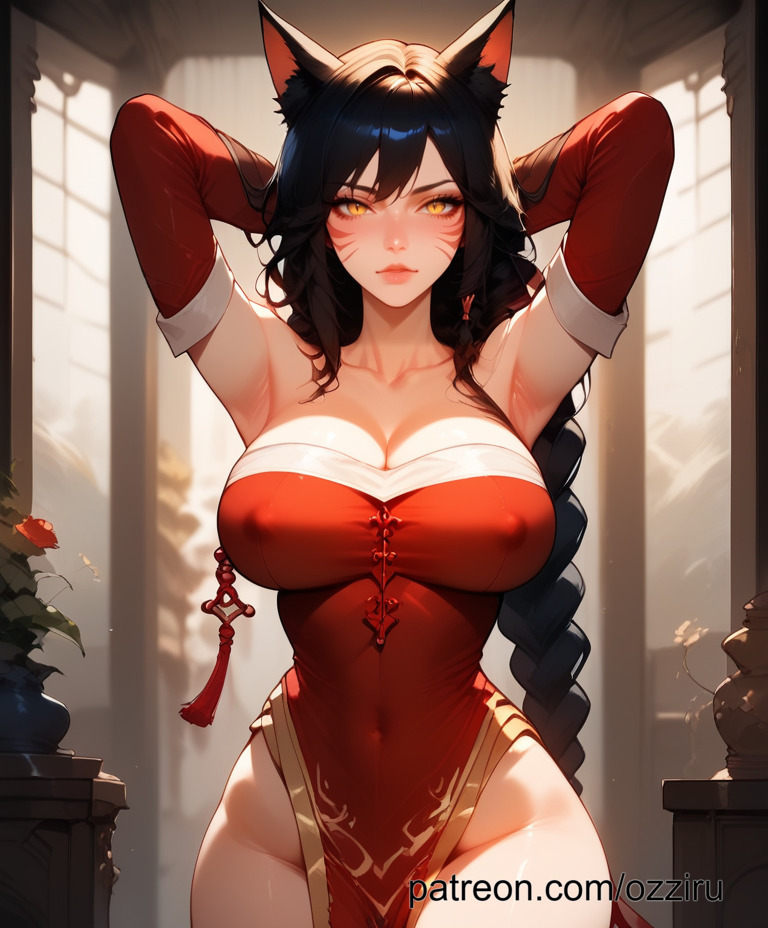 ahri ai_generated female league_of_legends ozziru vastaya