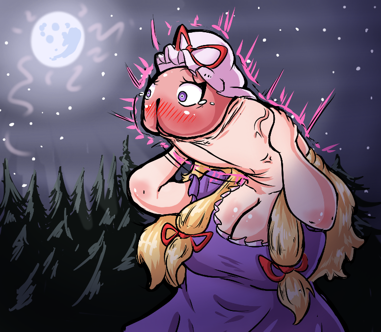 handjob hands_on_own_penis lewd_pikmin masturbation monophallia penis penis_head penis_with_eyes touhou uncensored unusual_genitalia_placement unusual_penis_placement what what_the_fuck wtf yukari_yakumo