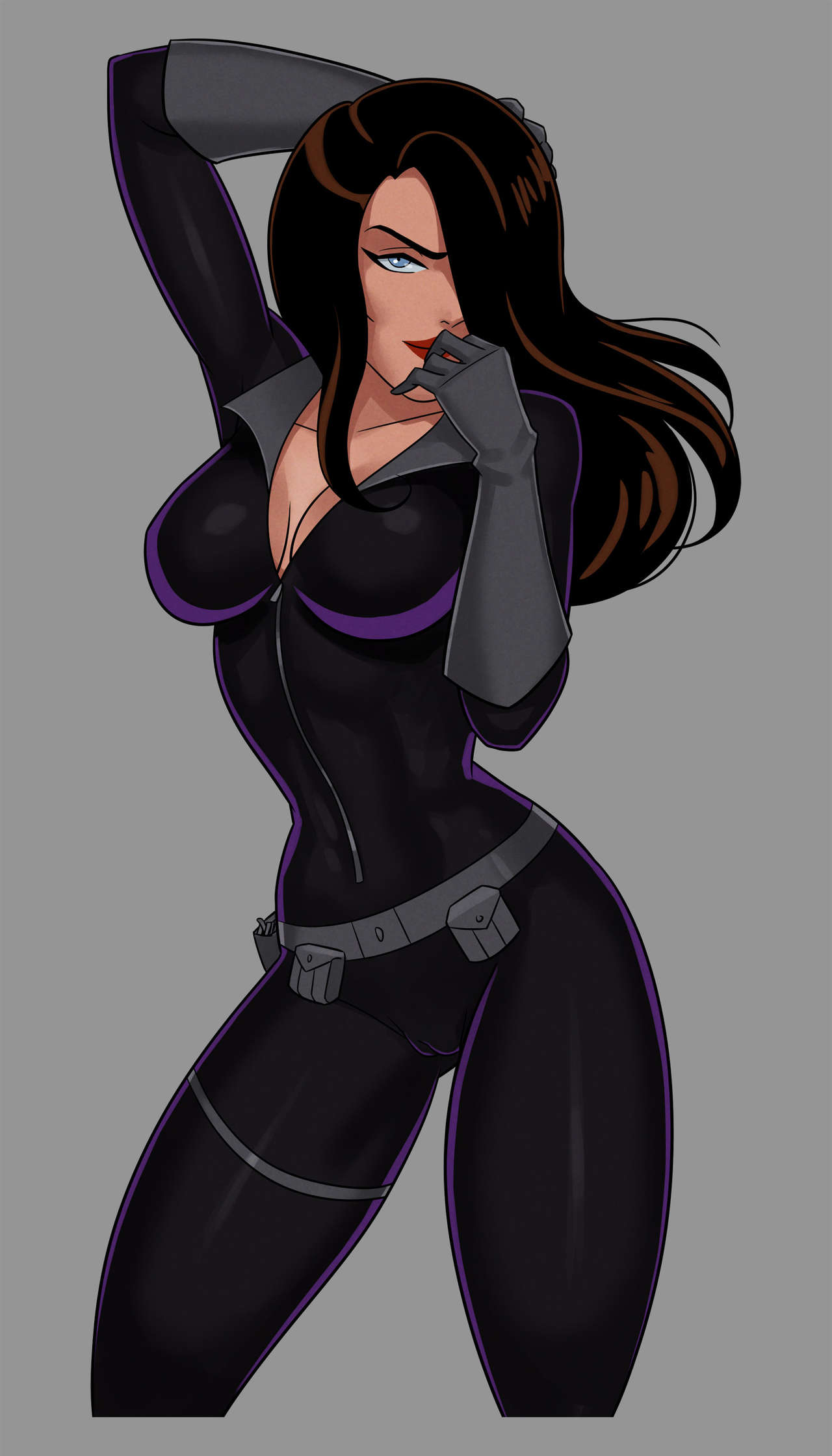 batman:_the_animated_series batman_(series) cameltoe dc dc_comics dcau milf mother solo solo_female sunsetriders7 talia_al_ghul talia_al_ghul_(dcau)