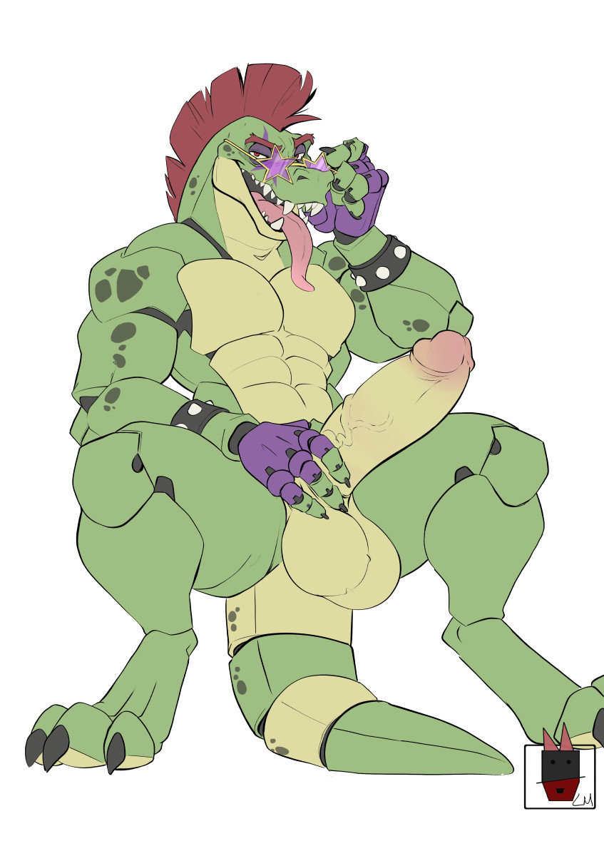 1boy 1male 2025 abs alligator alligatorid animatronic anthro anthro_focus anthro_only anthro_solo athletic athletic_anthro athletic_male big_balls big_cock big_penis big_testicles claws crocodile crocodylid digital_drawing_(artwork) digital_media_(artwork) erect_penis erection fangs finger_claws five_nights_at_freddy's five_nights_at_freddy's:_security_breach glans glasses hair huge_balls huge_cock huge_testicles humanoid_genitalia humanoid_penis linkin_monroe machine male male_anthro male_focus male_only mohawk mohawk_(hairstyle) montgomery_gator_(fnaf) pecs pectorals penile penis penis_out presenting_balls presenting_penis reptile reptile_humanoid robot scottgames sharp_teeth smile smiling smiling_at_viewer solo solo_anthro solo_focus solo_in_panel solo_male star_glasses steel_wool_studios sunglasses tail toe_claws toes tongue tongue_out vein veiny_penis