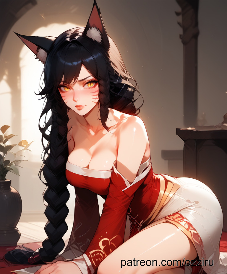 ahri ai_generated female league_of_legends ozziru vastaya