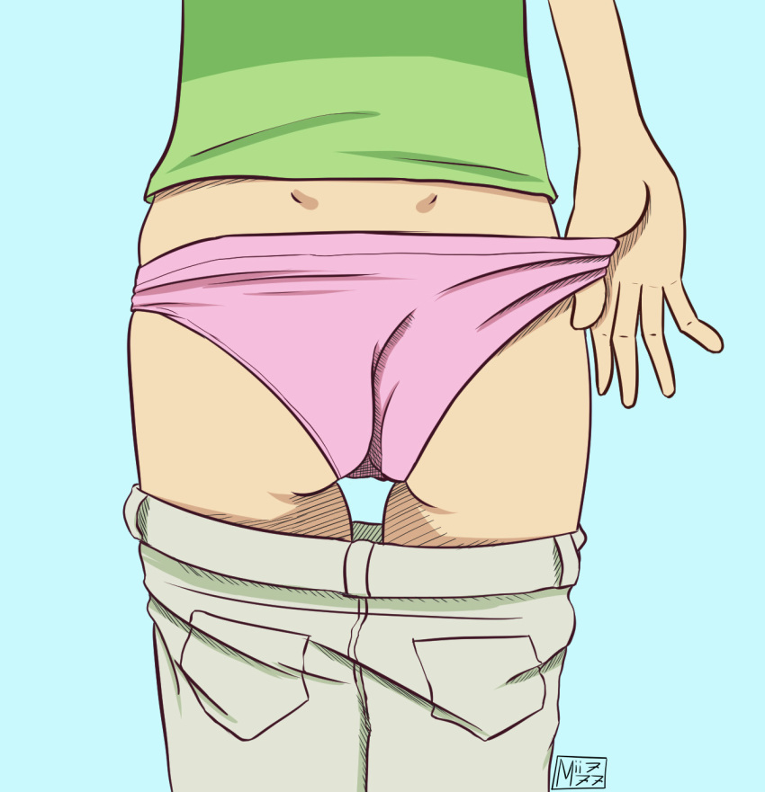 ass canon_panties cindy_vortex clothed female jimmy_neutron_boy_genius nickelodeon pink_panties underwear young