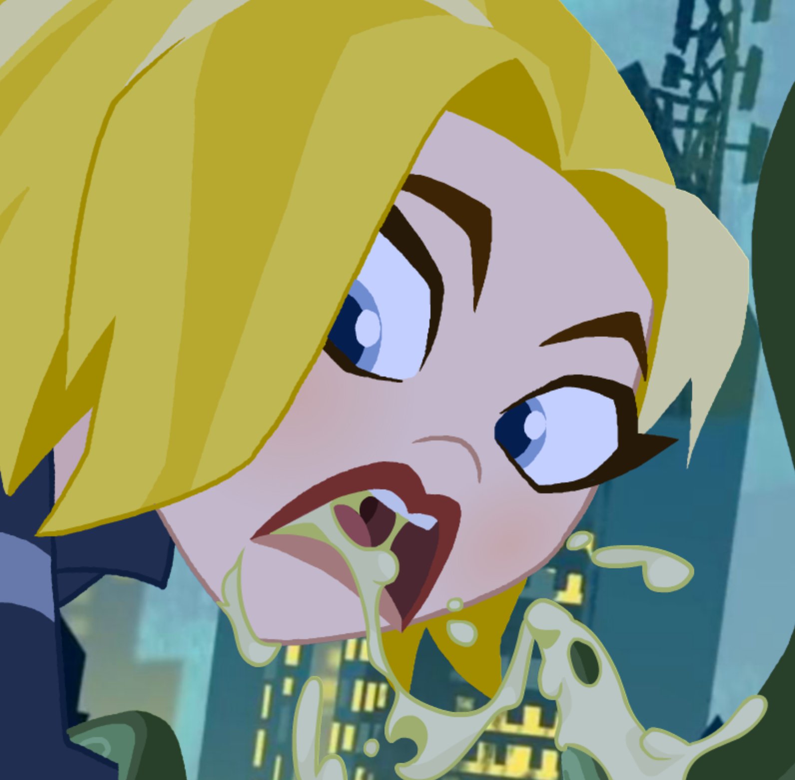 1girls, cum, cum in mouth, dc, dc comics, dc super hero girls, female, kara danvers, kara danvers (shg), kara zor-el, supergirl, superman (series), zone