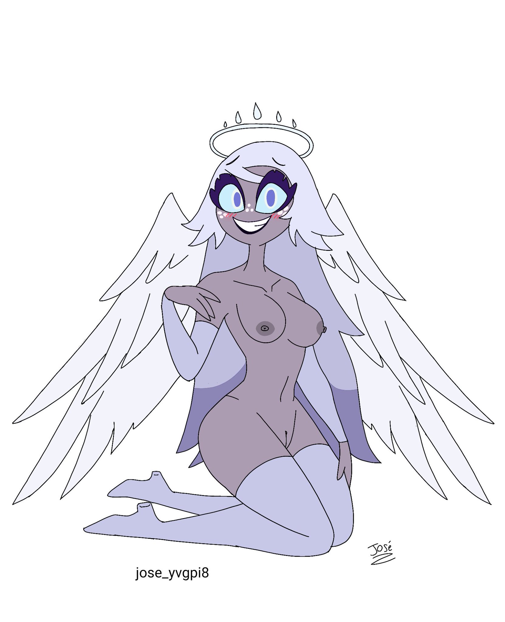 emily (hazbin hotel), female, female only, hazbin hotel, jose yvgpi8, josetolleres2, pussy, tagme