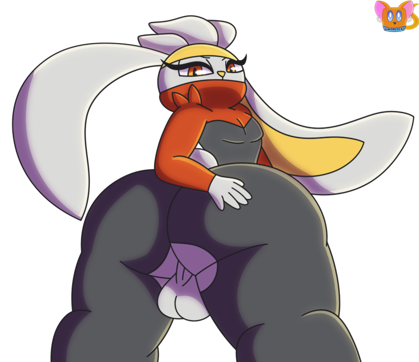 1boy 1male ass ass_focus big_ass femboy gay huge_ass looking_at_viewer looking_back looking_down male_only old_drawing pokemon pokemon_(species) pokephilia raboot seniorlockz