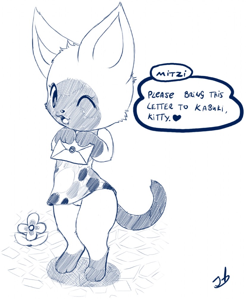 animal_crossing feline female female_only mitzi_(animal_crossing) nintendo pussy stormdragonblue thighs year_request