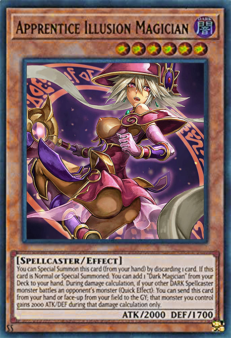 apprentice_illusion_magician card female female_only shounen_jump solo solo_female spellcaster yu-gi-oh! yu-gi-oh!_card