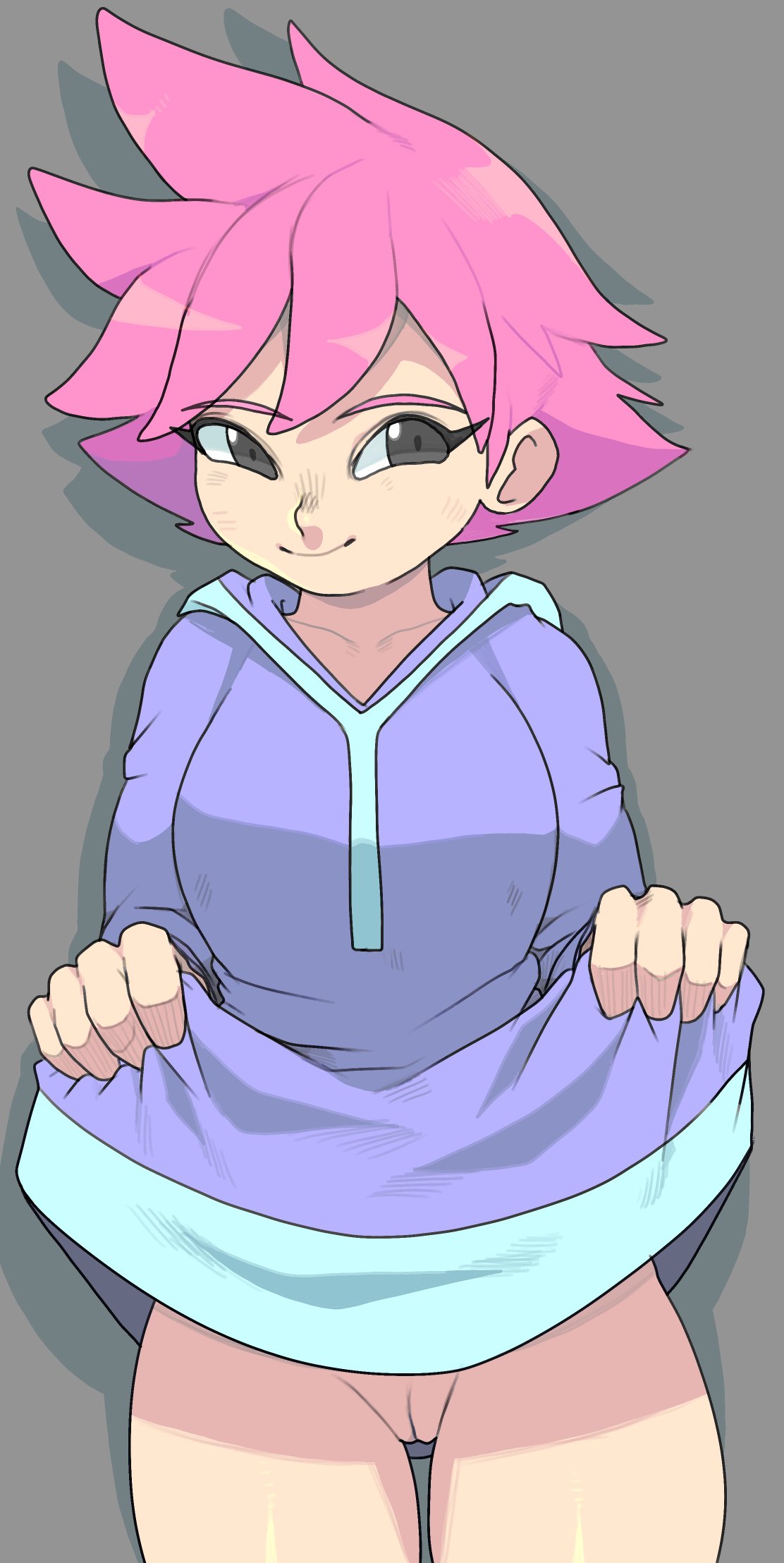 1girls 2020 clothed clothing dress earthbound female female_only i-do-sketches kumatora mother_(series) mother_3 nintendo pink_hair pussy short_hair smile solo tagme vagina