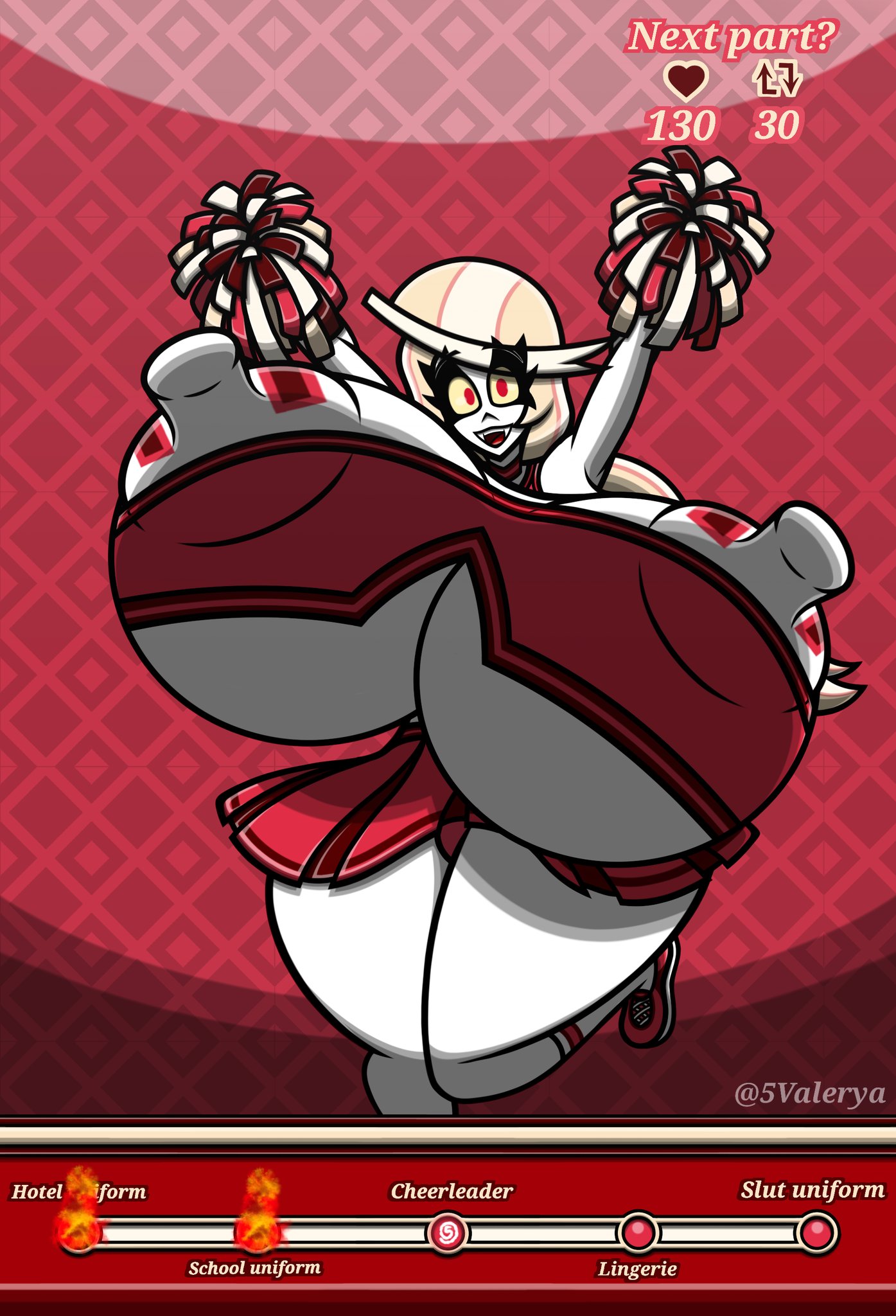 Valerya5's bare body in the shadows