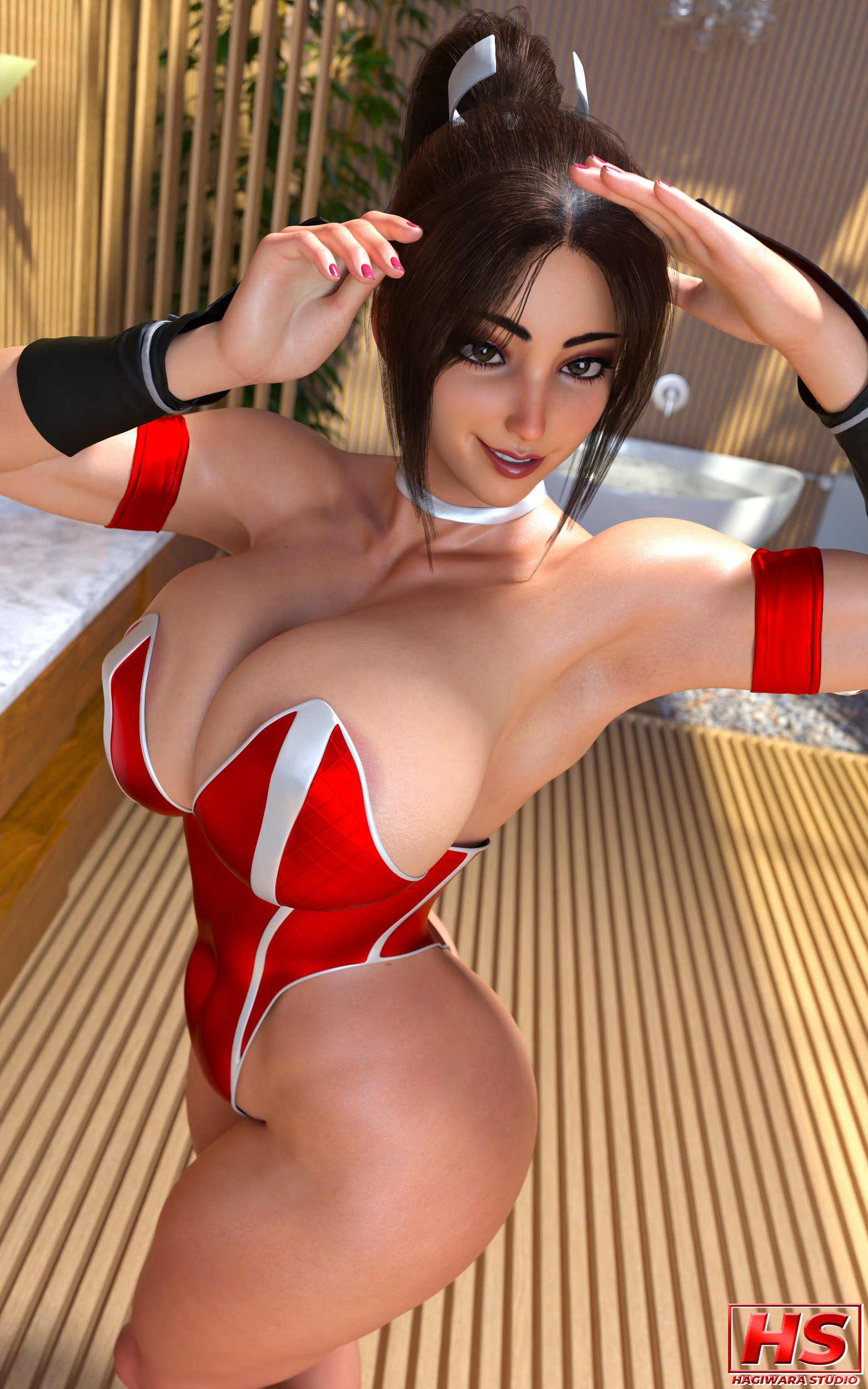 1girls, 3d, ass, big ass, big breasts, breasts, capcom, fatal fury, female, female only, hagiwara studio, king of fighters, mai shiranui, mai shiranui (street fighter 6), mature female, milf, muscular, muscular female, snk, solo, straight hair, street fighter, street fighter 6, tagme, thick thighs