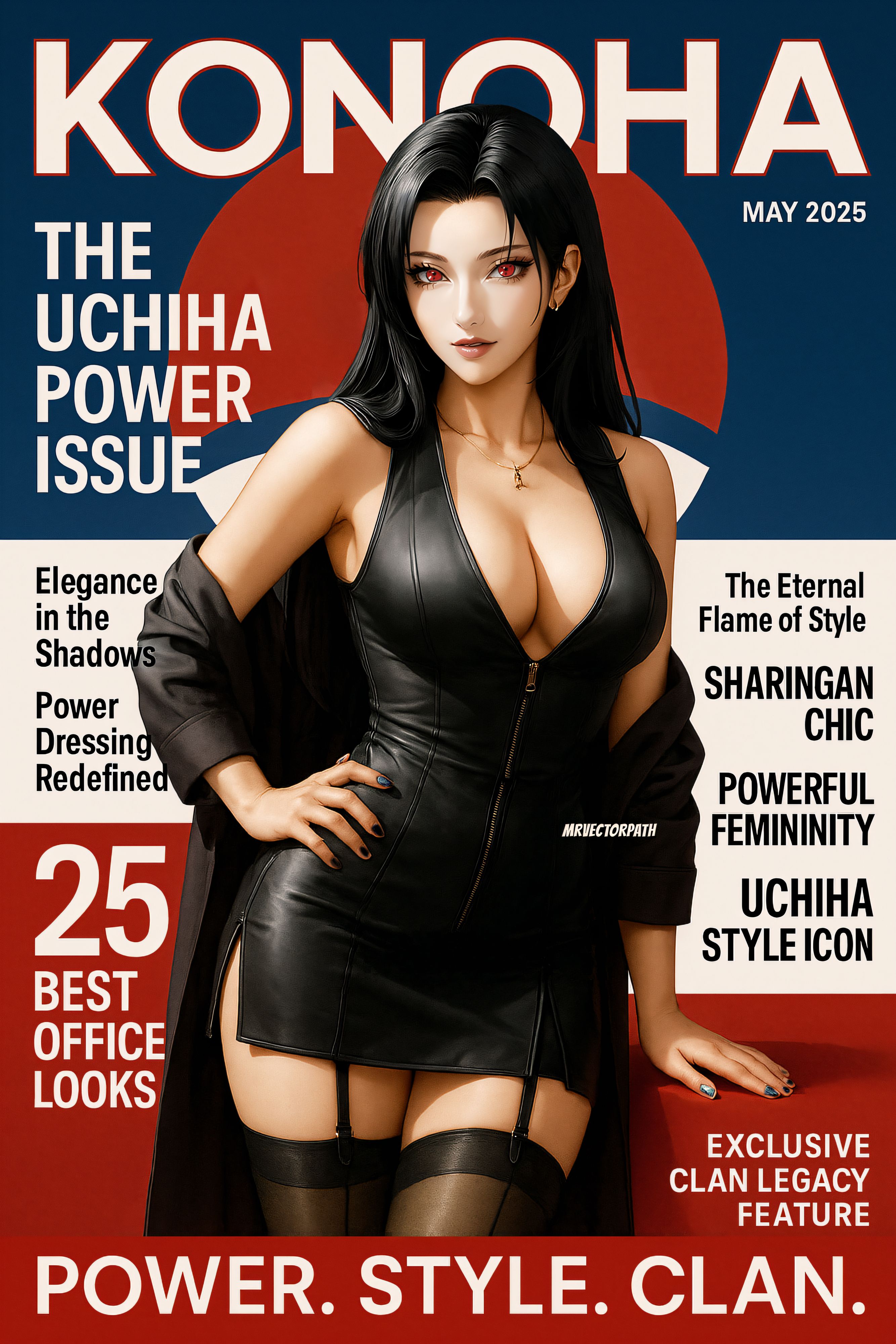 1girls, 2025, ai generated, big breasts, breasts, city, collarbone, female, female focus, female only, garter straps, high resolution, highres, hips, hourglass figure, kunoichi, long hair, looking at viewer, magazine, magazine cover, mikoto uchiha, milf, mrvectorpath, naruto, naruto (series), naruto shippuden, navel, night, parted lips, sitting, skyscraper, solo, solo female, solo focus, tagme, thighs, toned, toned body, toned female, uchiha mikoto