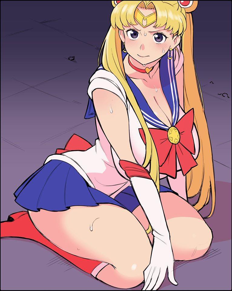 big_breasts bishoujo_senshi_sailor_moon clothing female female_only kakuzato large_breasts meme sailor_moon sailor_moon_redraw_challenge sailor_senshi_uniform satousatotototo skirt tagme usagi_tsukino