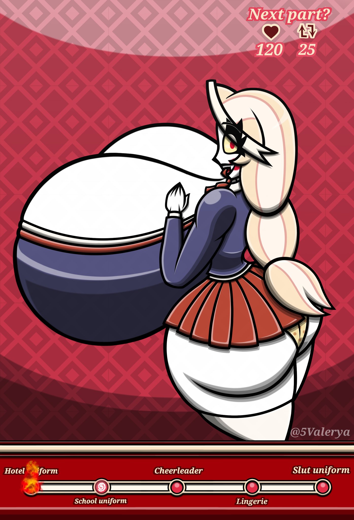 She stripping off her clothes