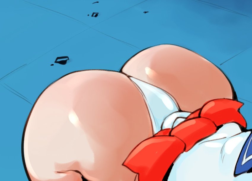 1girls, 2d, ass, ass focus, ass hanging out, ass only, big ass, bishoujo senshi sailor moon, butt focus, clothed, clothed female, clothing, doppel, female, female ass, female ass focus, female butt, female only, panties, sailor moon, sailor moon redraw challenge, sailor senshi uniform, sailor uniform, solo, solo female, thong, underwear, usagi tsukino, white panties, white underwear